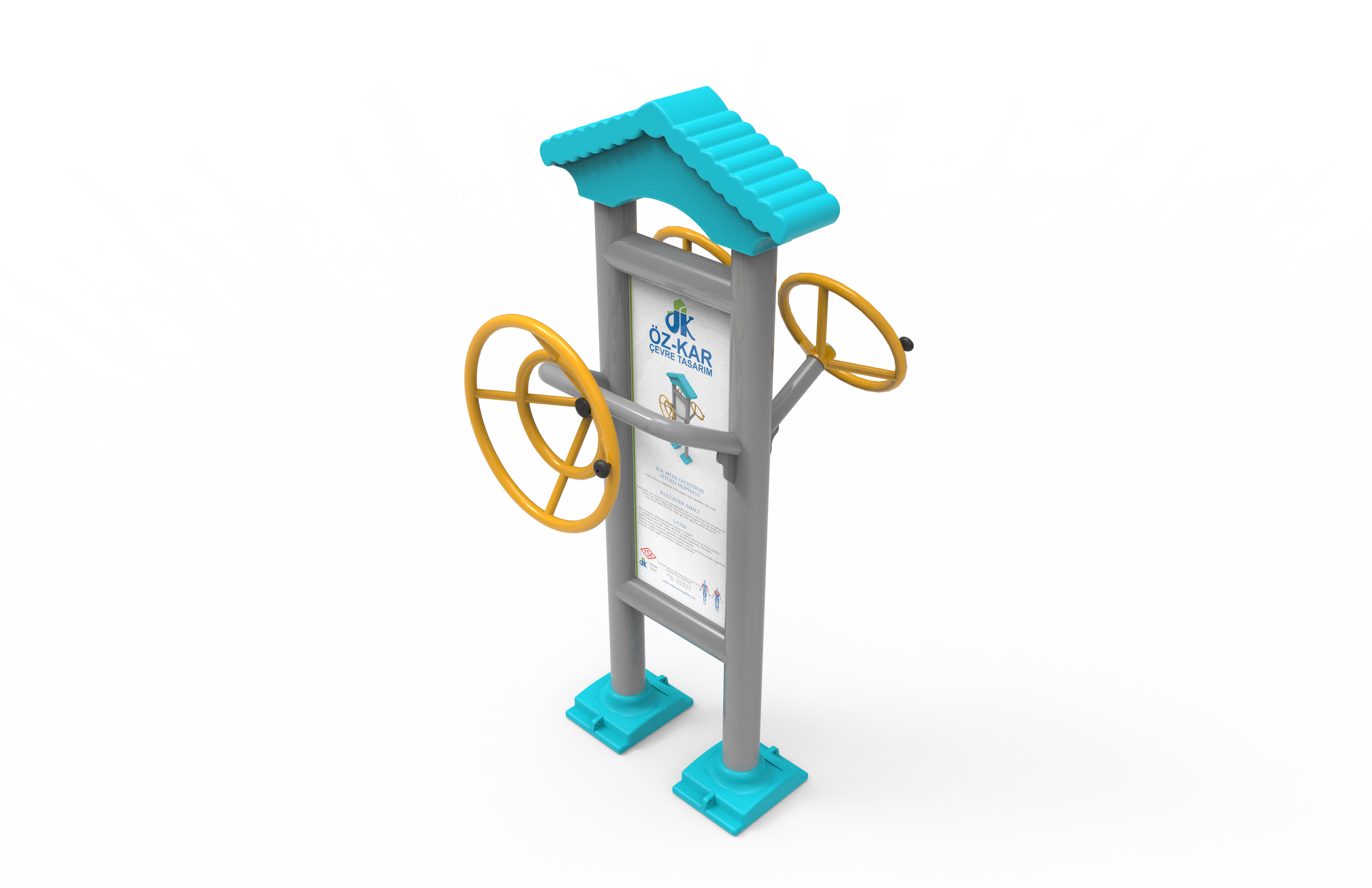 Kol Bilek Cevirme Aleti PF-206 | Dış Mekan Spor Aletleri | Erse Kent Mobilyaları